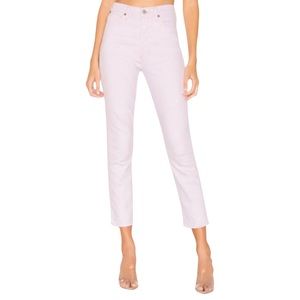 CITIZENS OF HUMANITY Olivia Crop High Rise Slim Jeans in Wisteria Light …